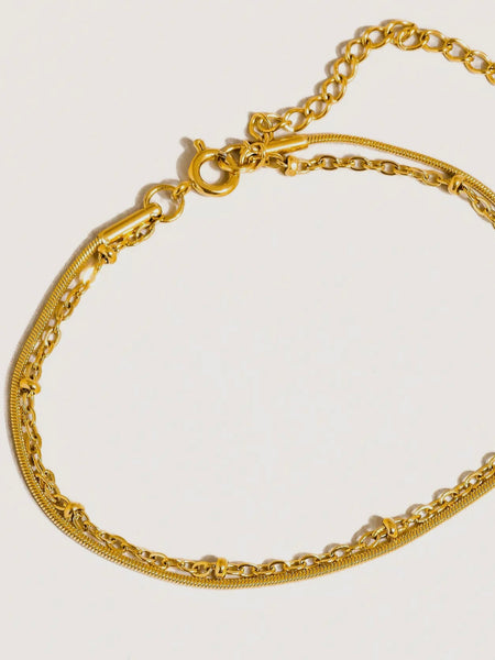 Alma Double Chain Bracelet
