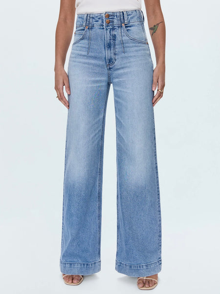 Lana Double Button Jean in Terrace