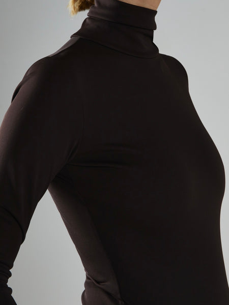 Take A Bite Bodysuit in Bitter Chocolate