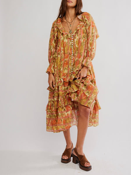 Garden Wonders Maxi in Retro Combo