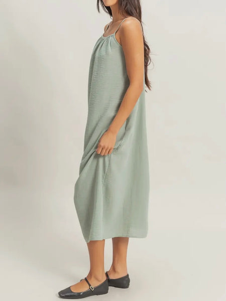 Monday Midi Dress in Sage