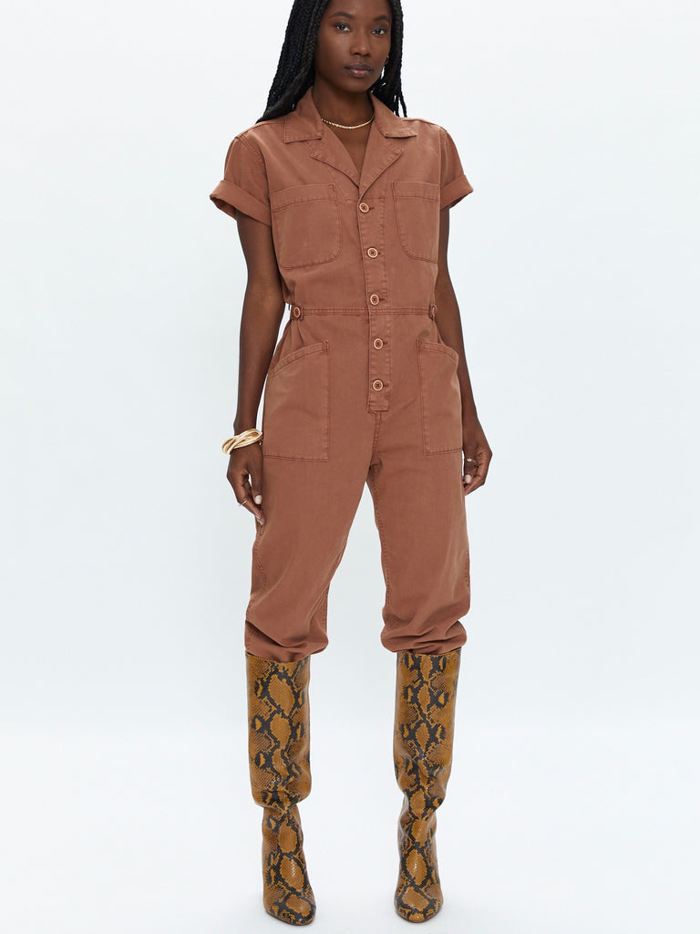 Grover Jumpsuit in Cinnamon