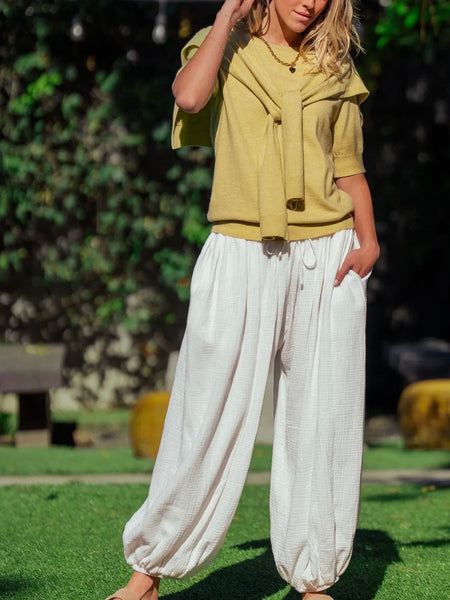 Tied Together Sweater in Kiwi