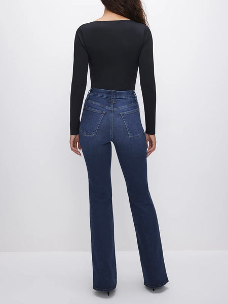 Always Fits Good Classic Bootcut Jeans in Indigo446