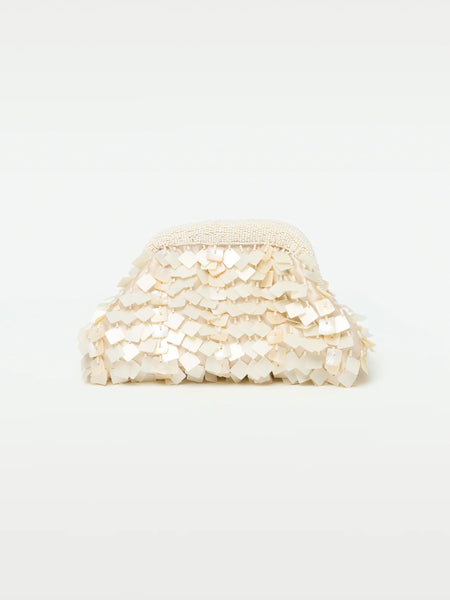Vienna Clutch in Cream
