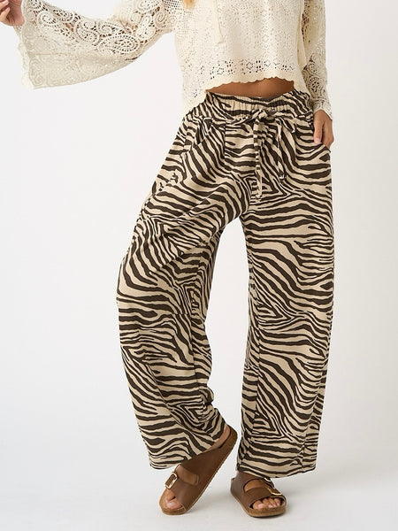 Where The Wild Things Run Pant in Brown