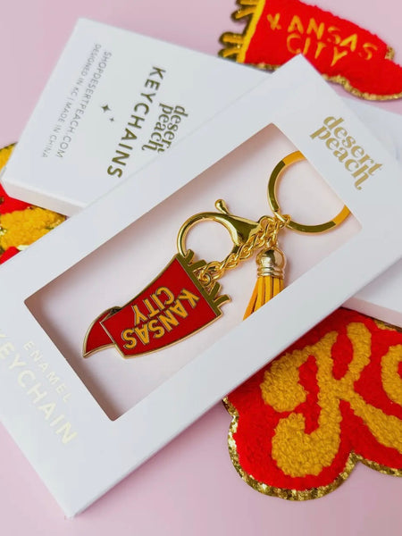 KC Pennant Keychain