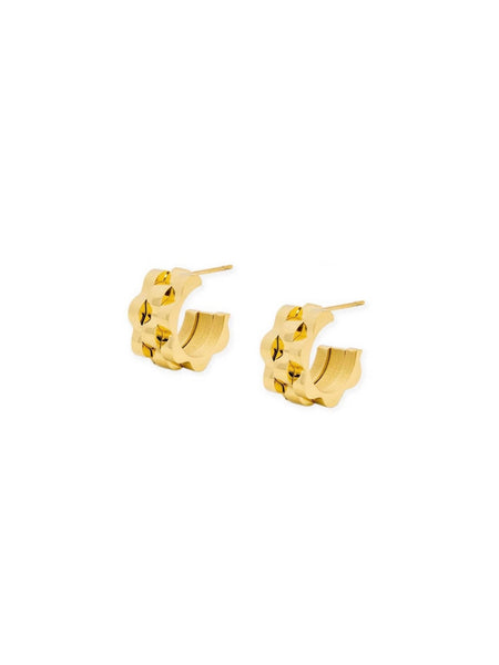 Santorini Earrings in Gold