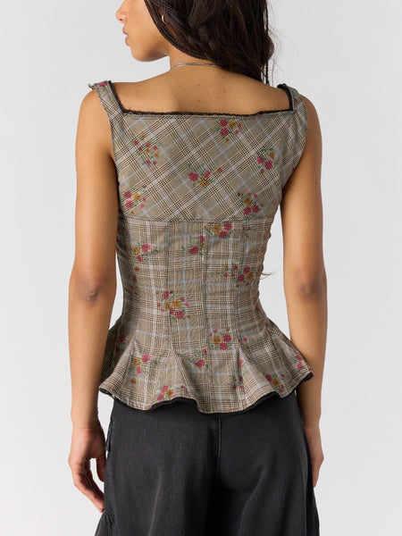 Jolie Corset in Black Combo