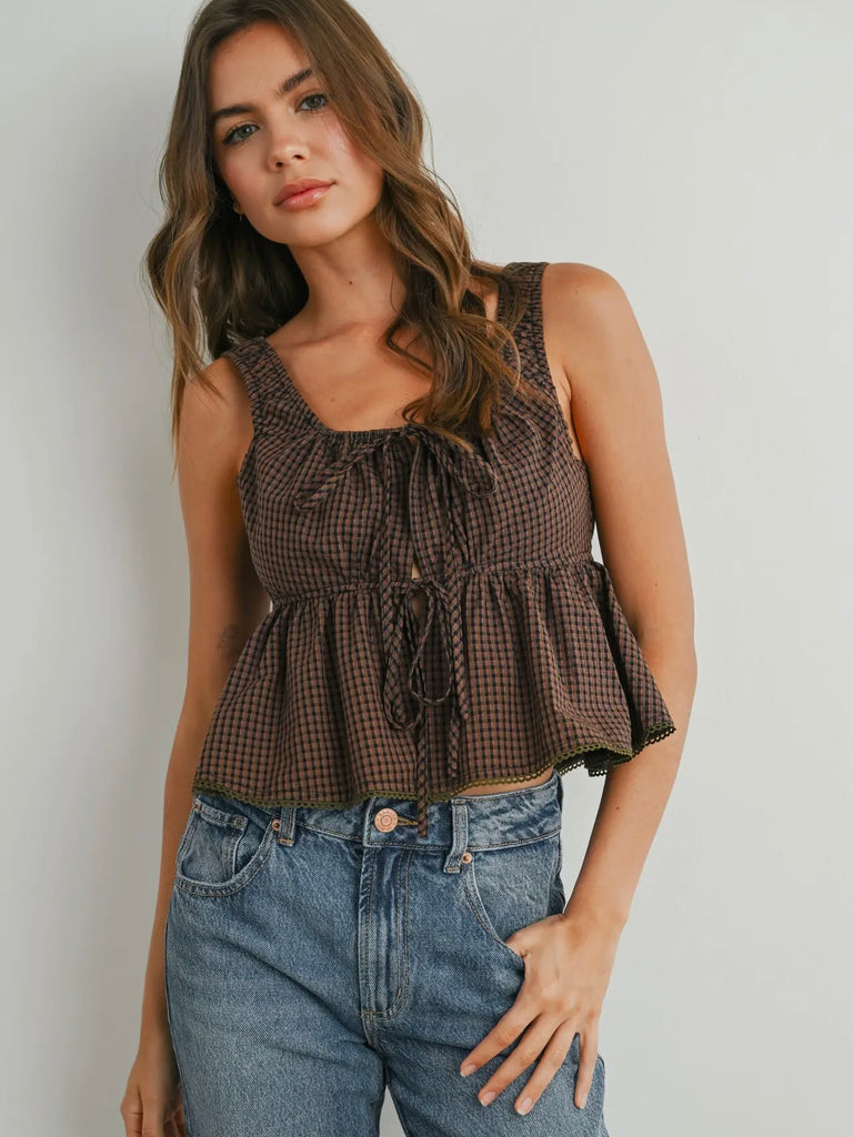 Did Someone Say Chocolate? Top in Brown