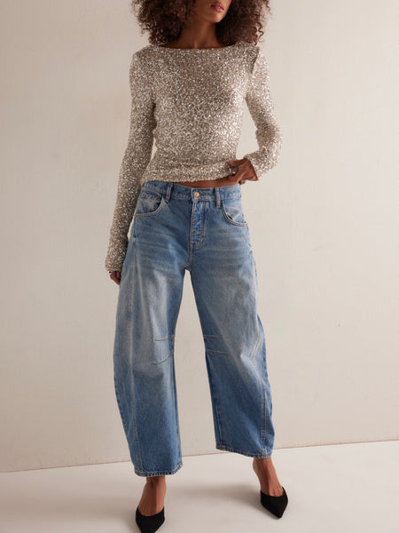 Leading The Way Long Sleeve in Silver