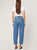 Jane Barrel Jeans in River Blue