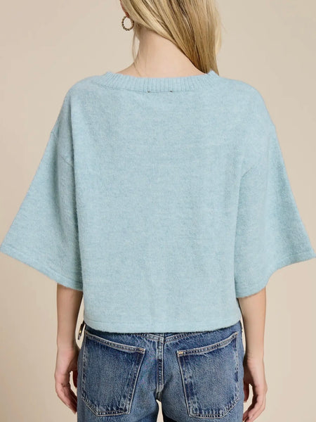 Best of Buttons Cardi in Seafoam