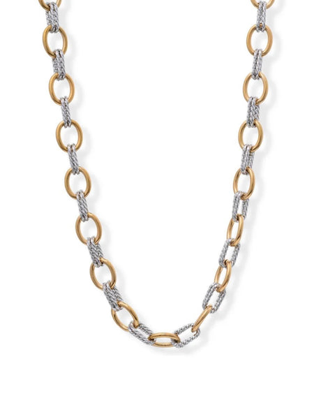 Mini Roxy Necklace in Two Tone