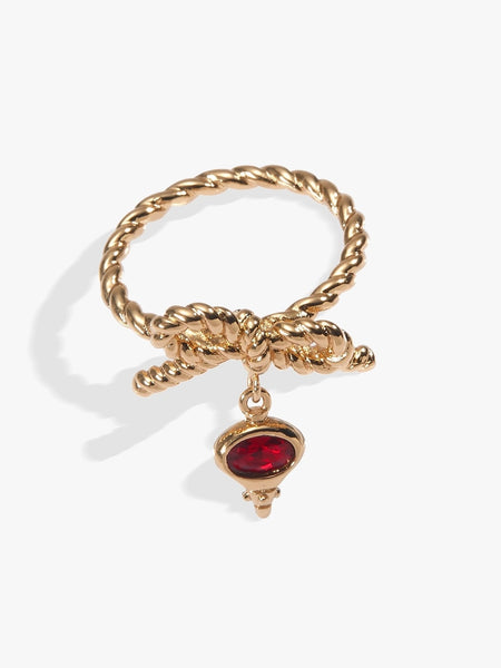 Ornament Charm Shakey Ring