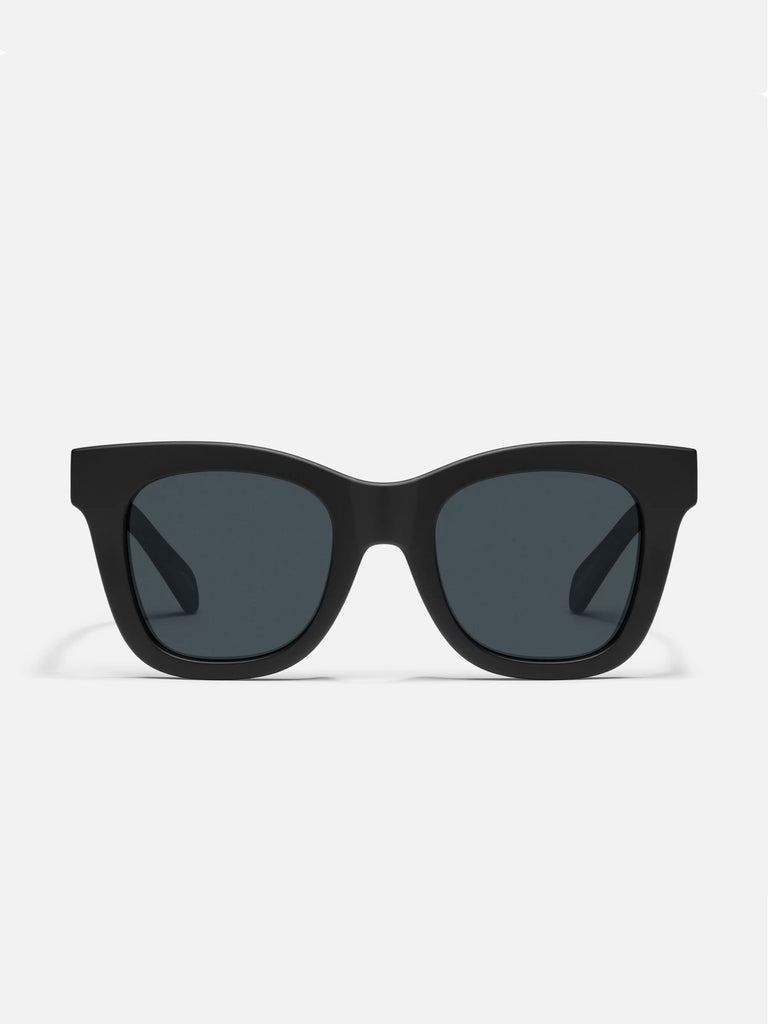 After Hours Sunnies in Matte Black & Smoke