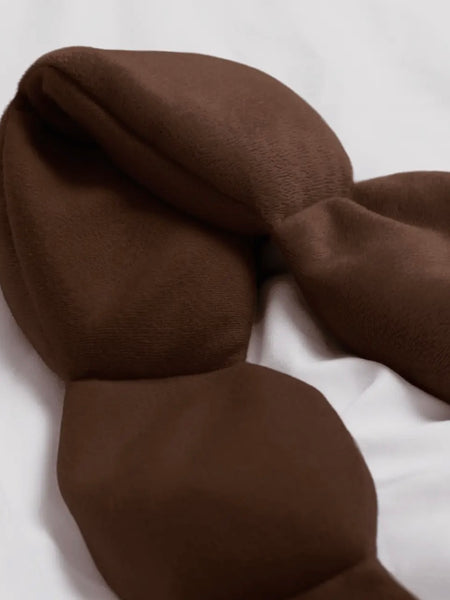 Weighted Sleep Mask in Espresso