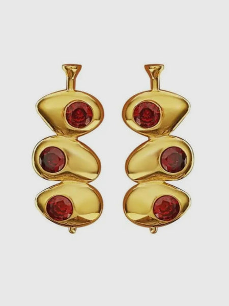 Velvet Martini Olive Earrings