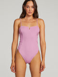 She's Essential Notch Bodysuit in Ultra Violet