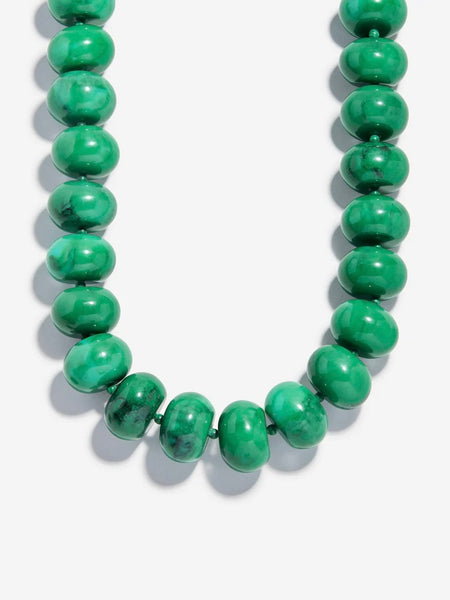 Joan Semi-Precious Necklace in Green