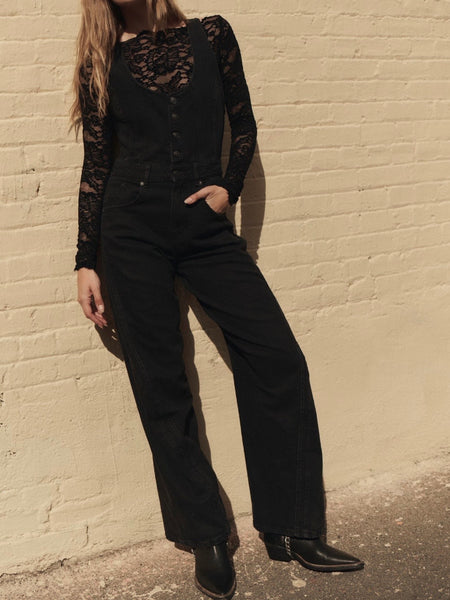Corsica Jumpsuit in Raven