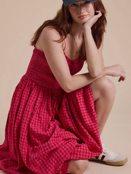 Sweet As Cherry Pie Dress in Red