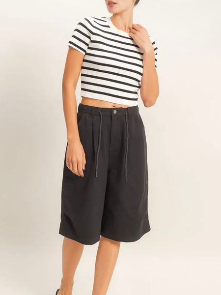 Show Your Stripes Tee in Black