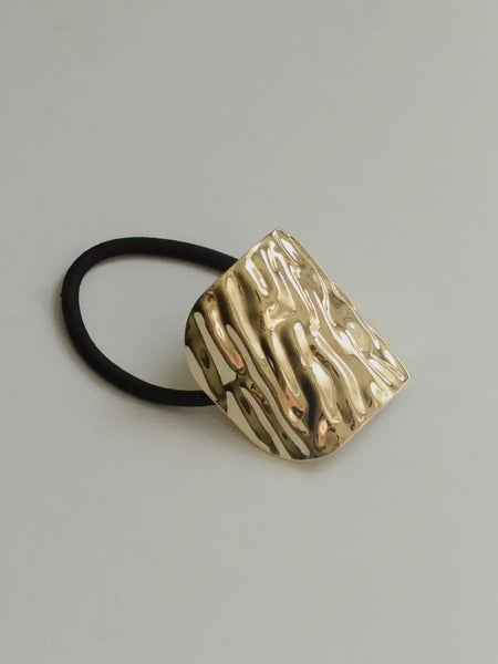 Wavy Hair Cuff in Gold