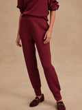 The Slim Cuff Pant 27.5 in New Maroon