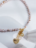San Tropez Charm Necklace in Neutral
