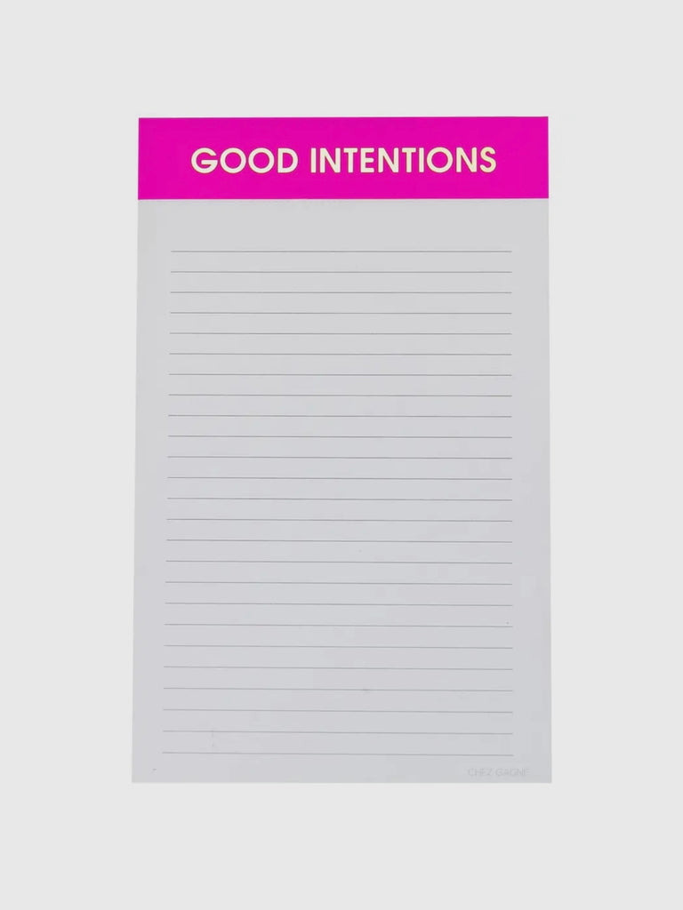 Good Intentions Notepad