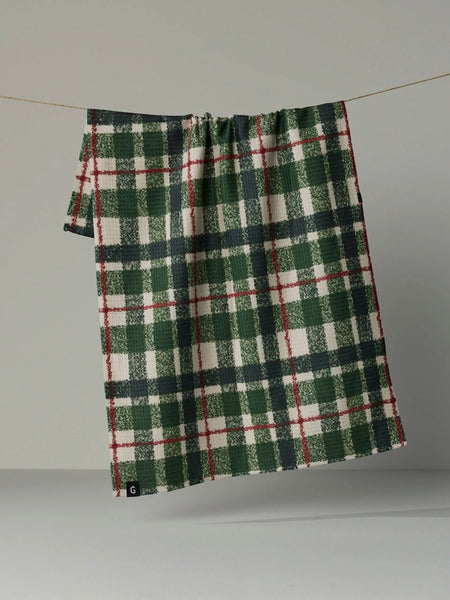Juniper Plaid Luxe Kitchen Towel