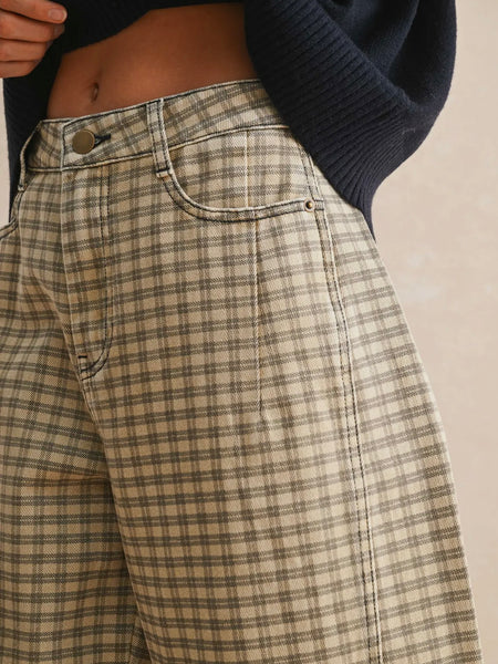 Checking In Barrel in Tan & Brown