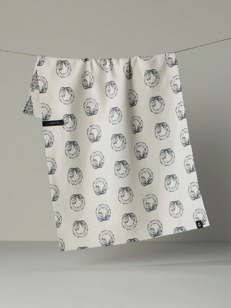 Evergreen Sketches Luxe Kitchen Towel