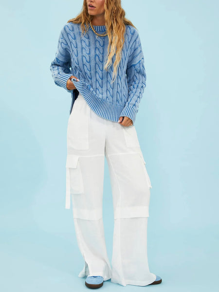 Cool & Cozy Knit Pant in Ivory