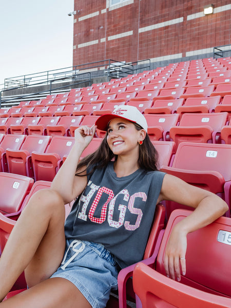 Patchwork Hogs Tank in Smoke