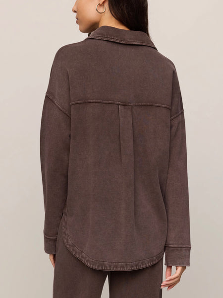 All Day Knit Jacket in Dark Chocolate
