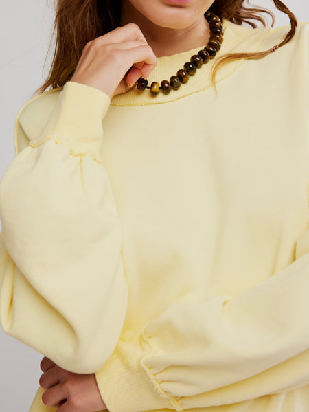 Palm Springs Pullover in Banana Cream