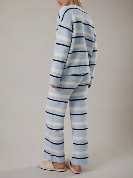 Stuck On Stripes Set in Light Blue