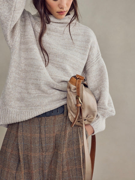 Beaumont Tunic in Feather Grey Melange