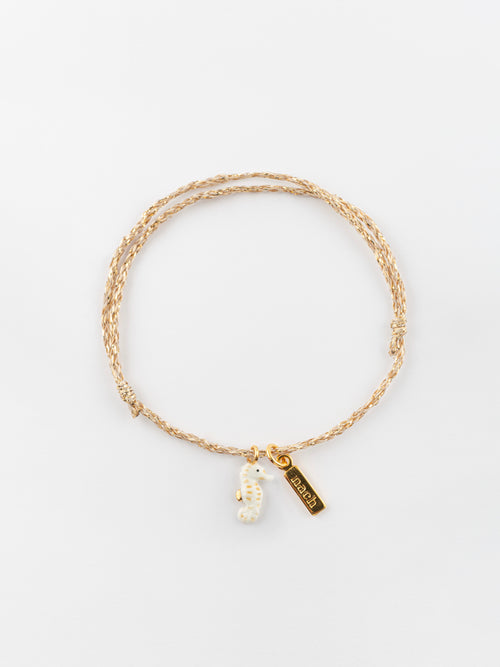 Seahorse Cord Bracelet