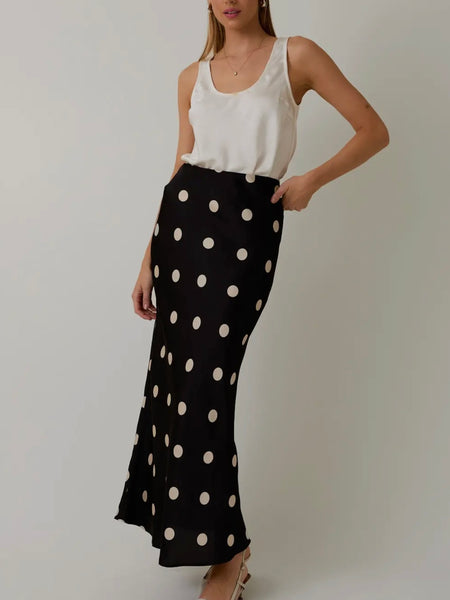 How Are U Satin Tank in White