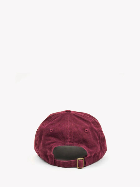Baseball Hat in Oxblood Lips