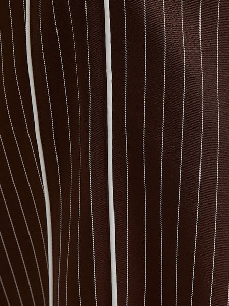 The Tea Is Piping Pant in Brown