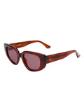 Audrey Sunnies in Cola & Plum