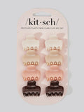Recycled Plastic Mini Cloud Claw Clips 8pc
