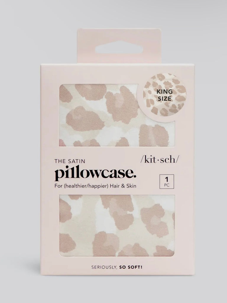 King Satin Pillowcase in Leopard