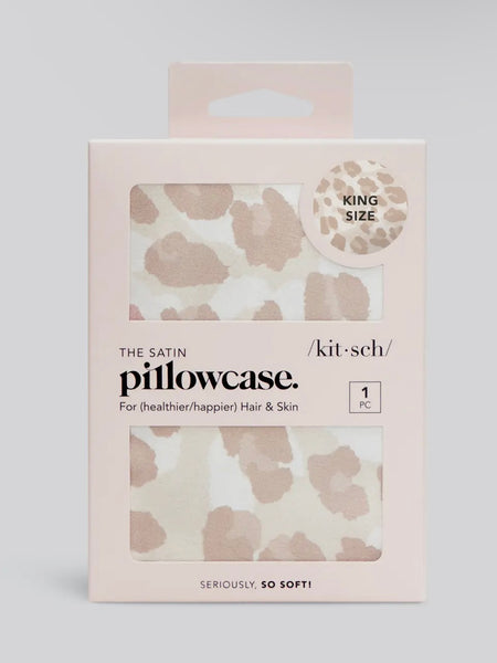 King Satin Pillowcase in Leopard