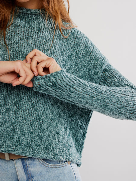 Opal Rollneck Sweater in Rainforest