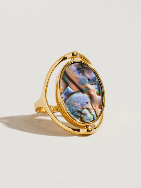 Violette Double Sided Shell Ring